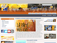 Tablet Screenshot of giovani.azionecattolica.it